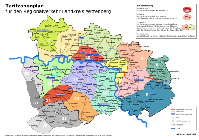 Tarifzonenplan